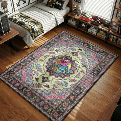 Toxic Rick Rug — Rick and Morty Cartoon Area Rug