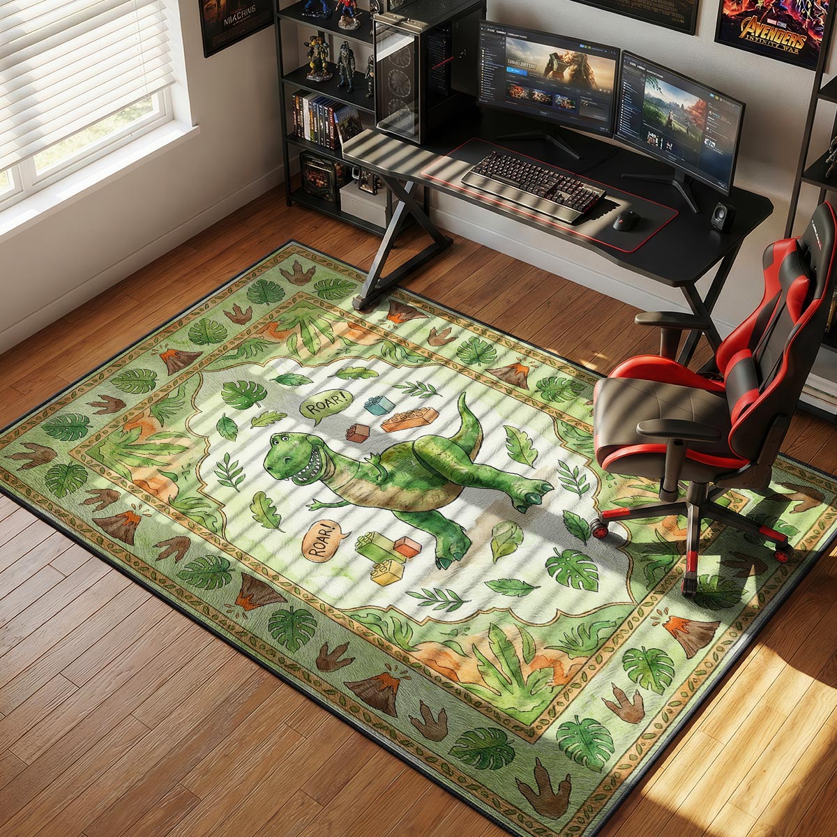 Toy Story Rex Dinosaur Rug - Kids Floor Mat
