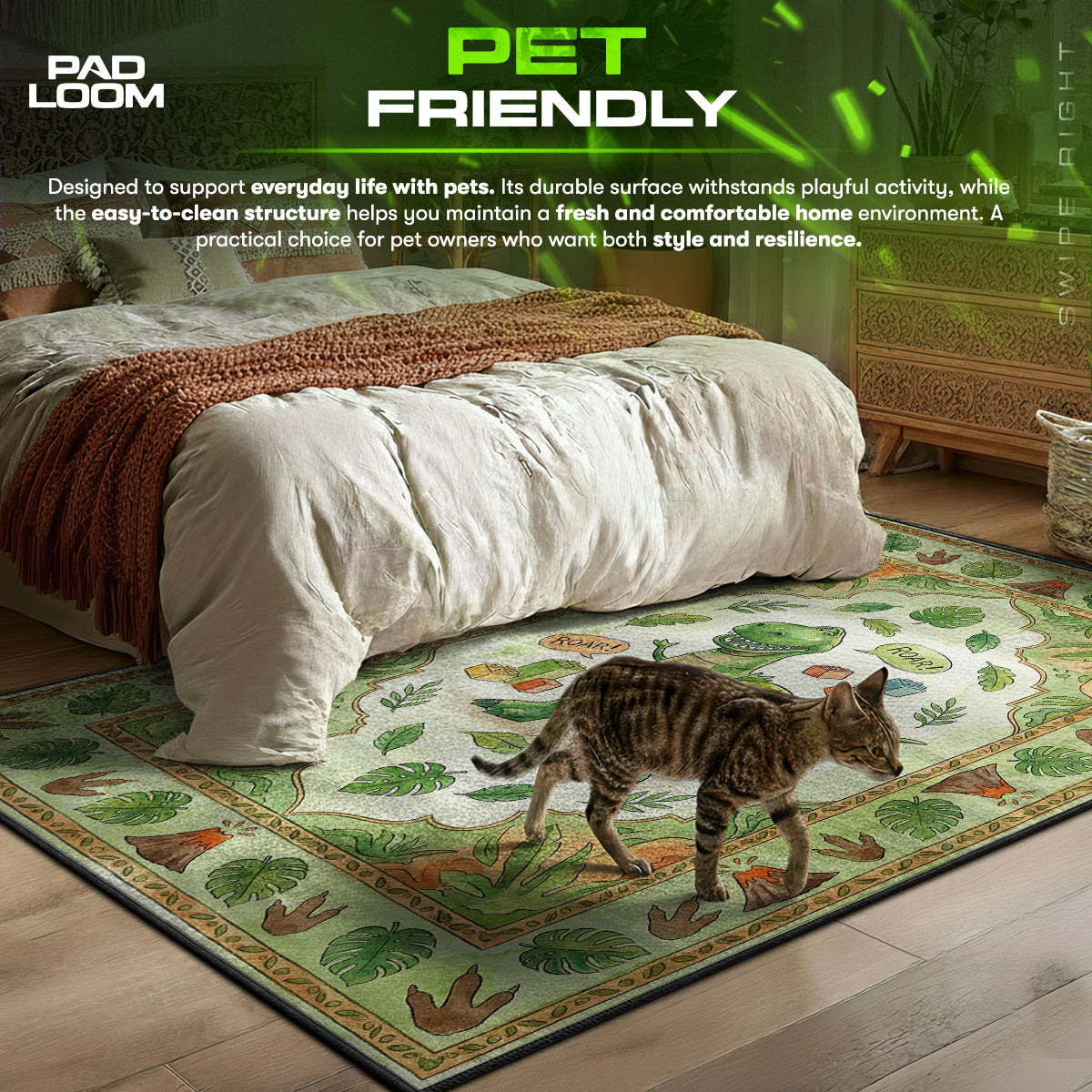 Toy Story Rex Dinosaur Rug - Kids Floor Mat