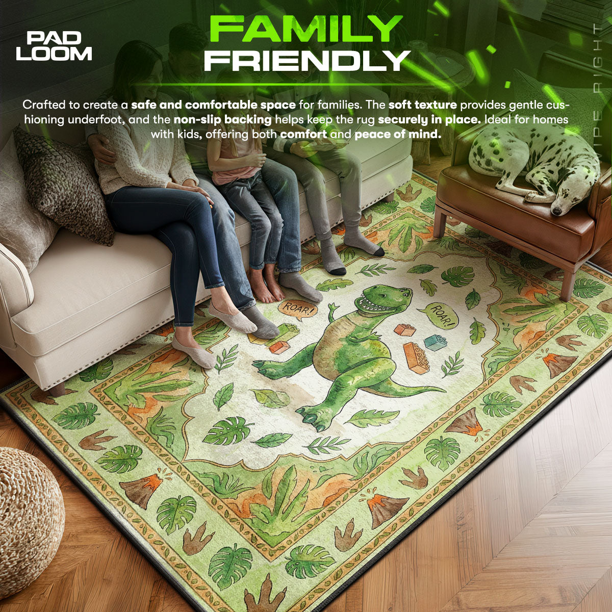 Toy Story Rex Dinosaur Rug - Kids Floor Mat