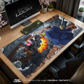 Thorfinn vs Thorkell Mouse Pad - Viking Saga Gaming Desk Mat Padloom