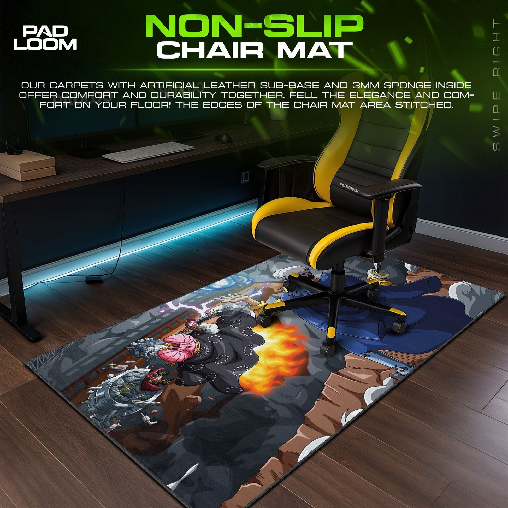 Thorfinn vs Thorkell Mouse Pad - Viking Saga Gaming Desk Mat Padloom
