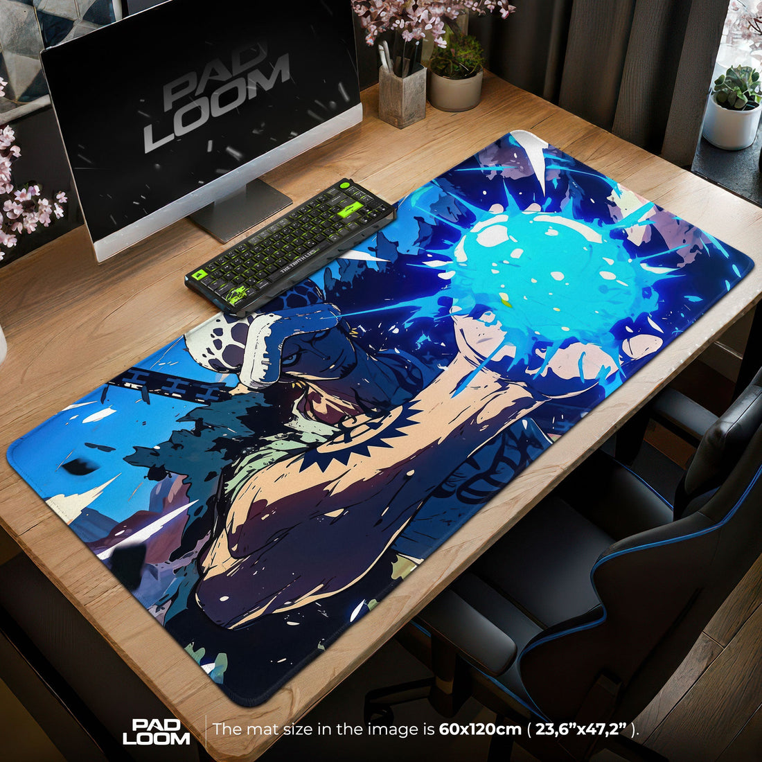 Trafalgar Law Mouse Pad - Battle Domain Anime Desk Mat Padloom