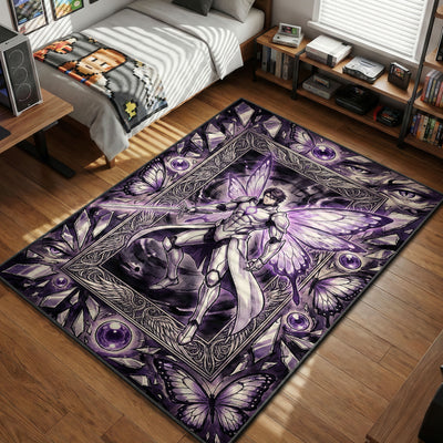 Transcendent Aizen Butterfly Rug - Bleach Chair Mat