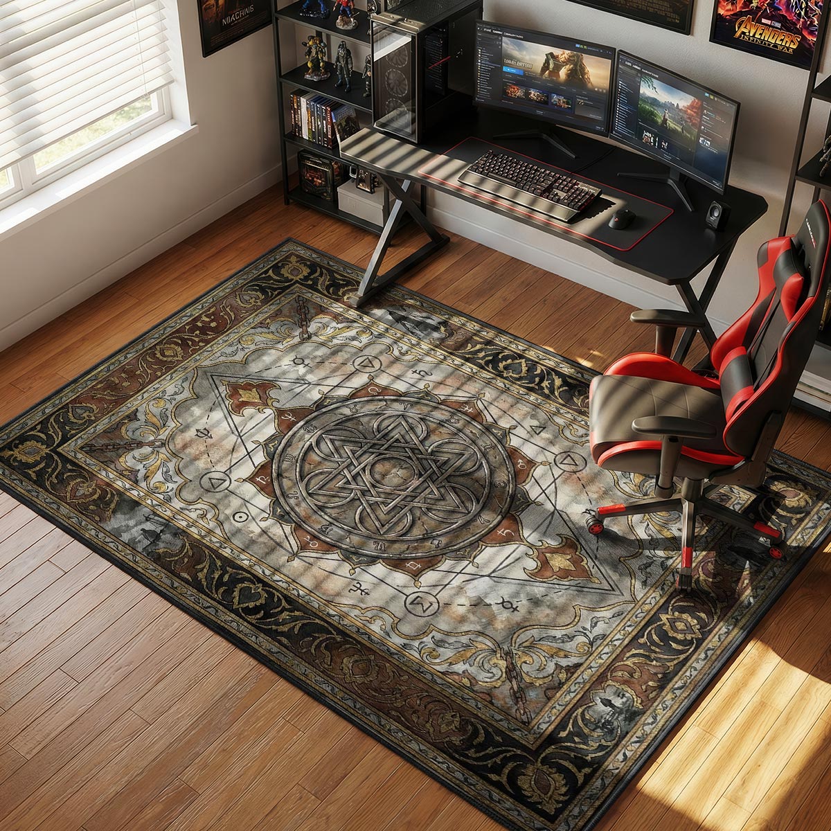 Transmutation Circle Fullmetal Alchemist Chair rug — main product view