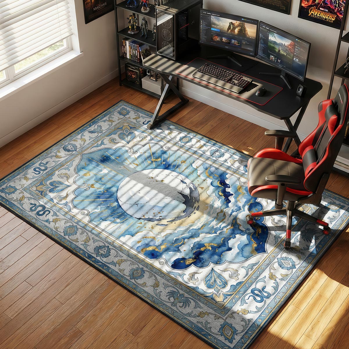 Traveler Celestial Light Rug - Destiny 2 Chair Mat