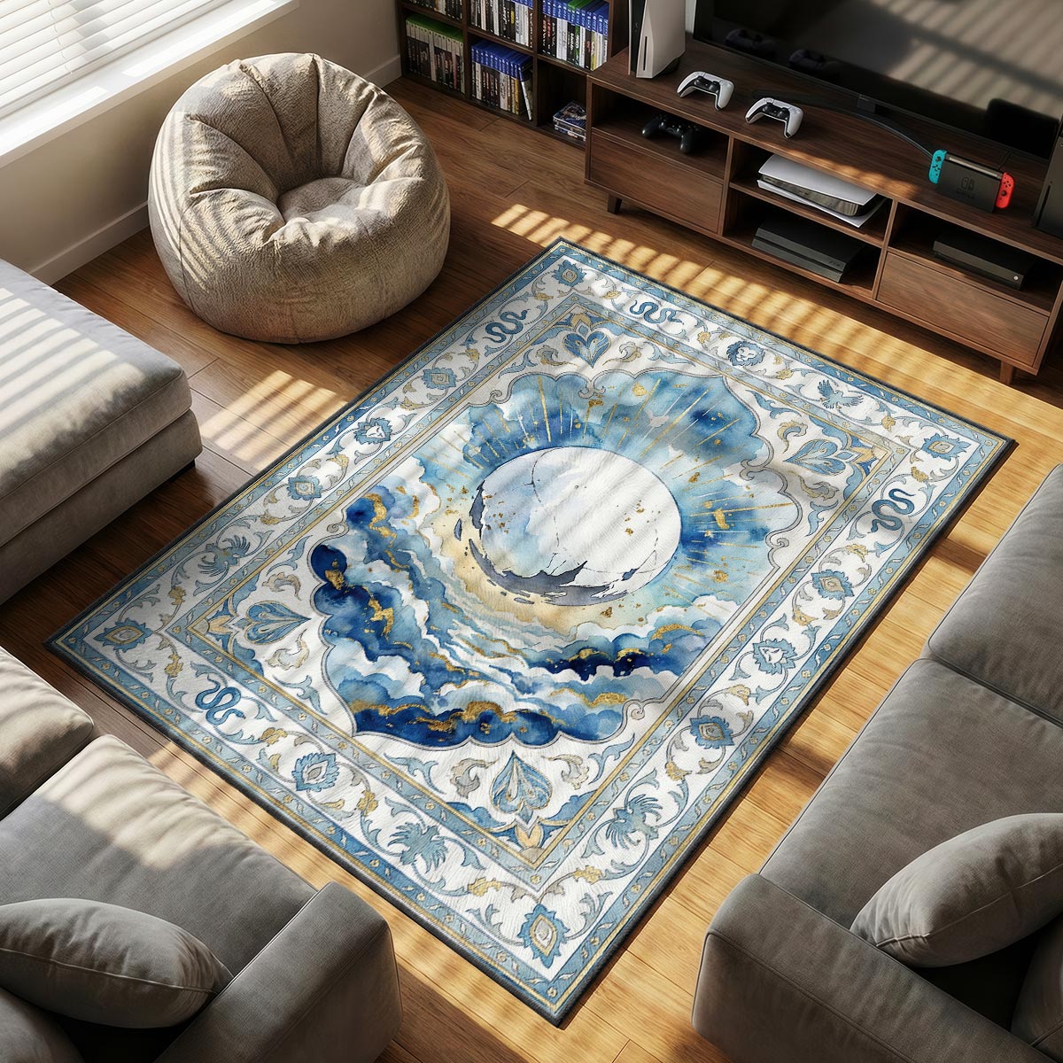 Traveler Celestial Light Rug - Destiny 2 Chair Mat