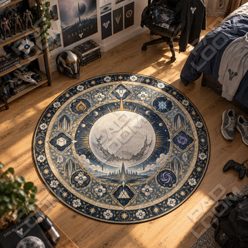 Traveler Medallion Round Rug - Destiny 2 Chair Mat