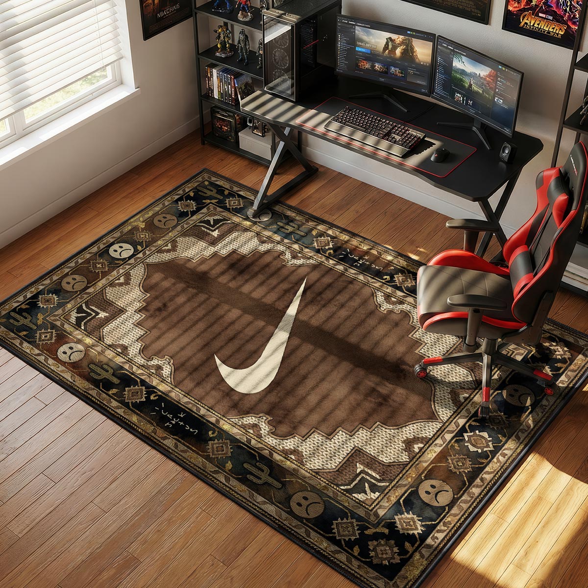 Travis Scott Cactus Jack Desert Earth Hypebeast Floor rug — main product view