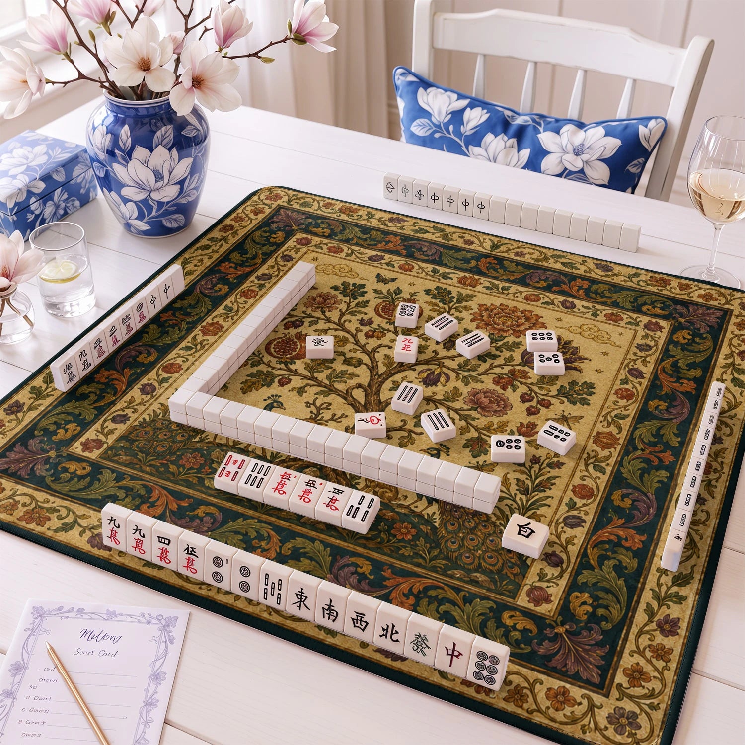 Tree of Life mahjong mat – M (60x60 cm) and L (81x81 cm) sizes