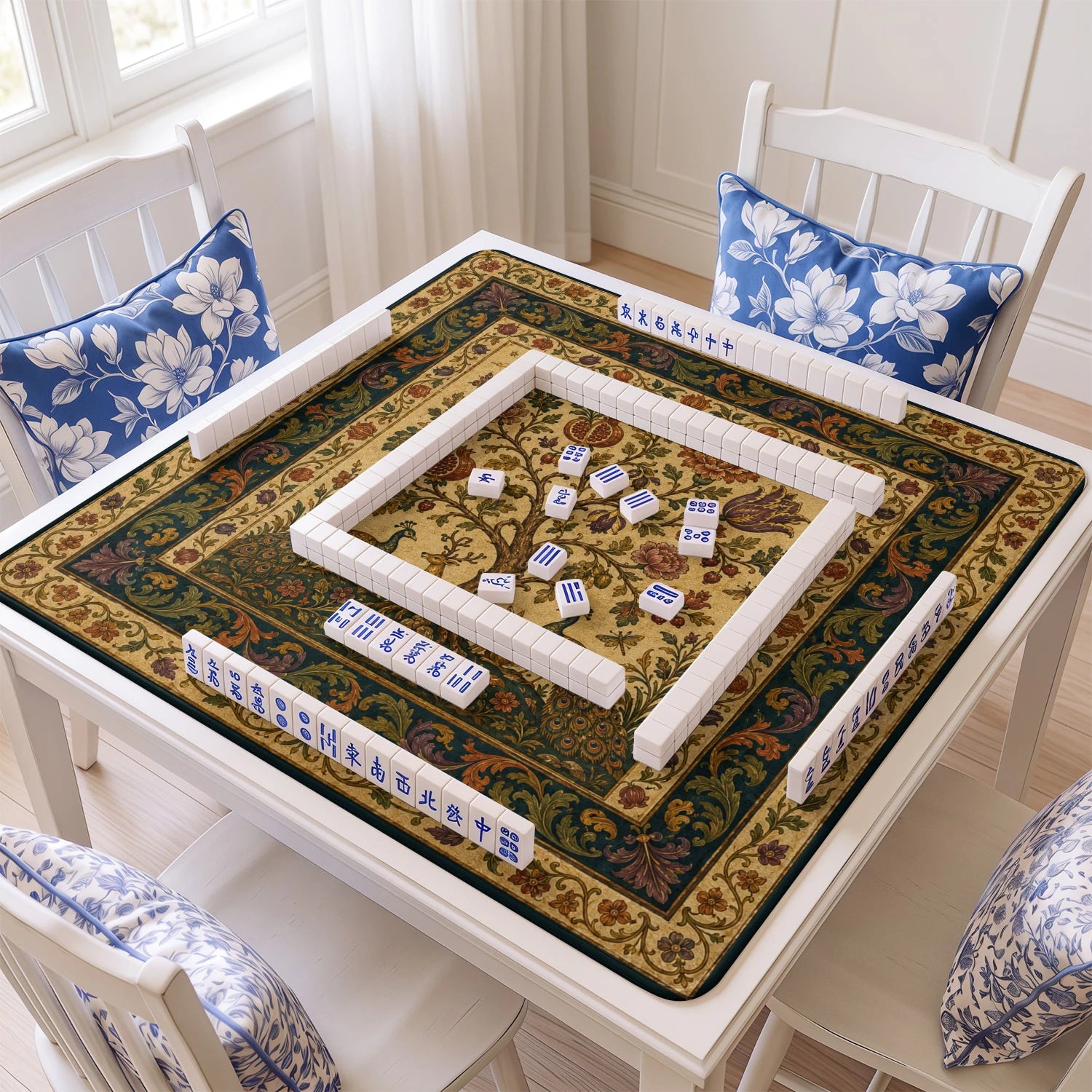 Tree of Life Mahjong Mat – neoprene mah jongg table mat