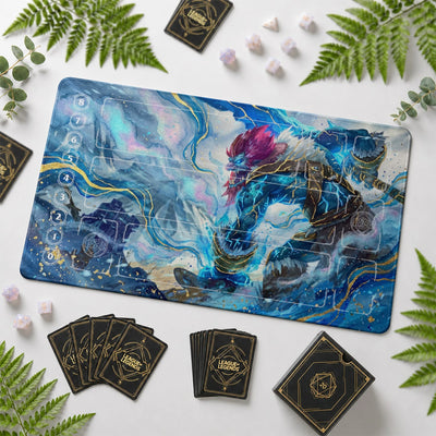 Trundle Frost Playmat - LoL Riftbound TCG Mat