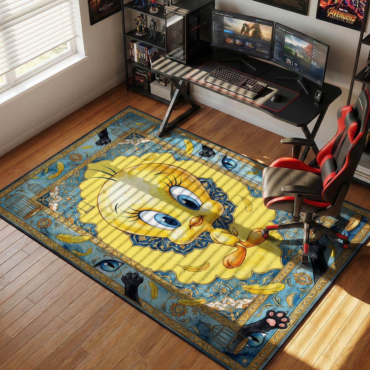 Tweety Bird Kids Floor rug — main product view
