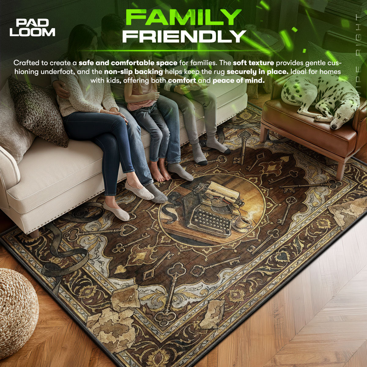 Typewriter Save Room Rug - Resident Evil Chair Mat