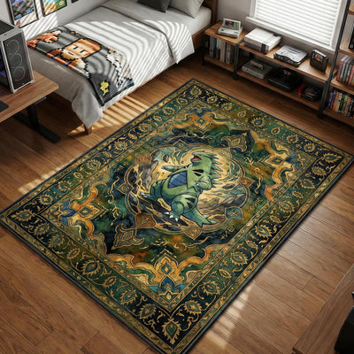 Tyranitar Ancient Mountain Rug - Pokemon Chair Mat