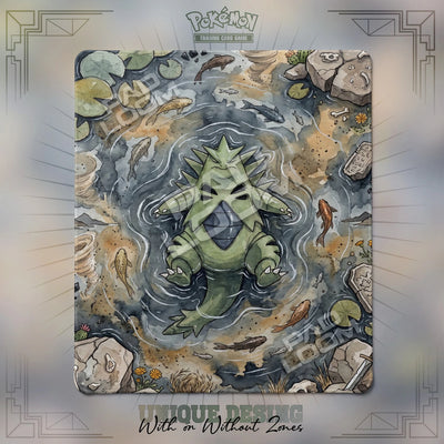 Tyranitar Sandstorm Playmat - 2 Player Pokemon TCG