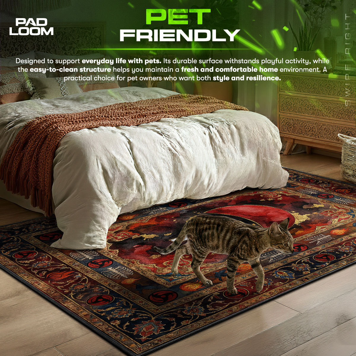 Uchiha Clan Crest Rug - Naruto Shippuden Chair Mat