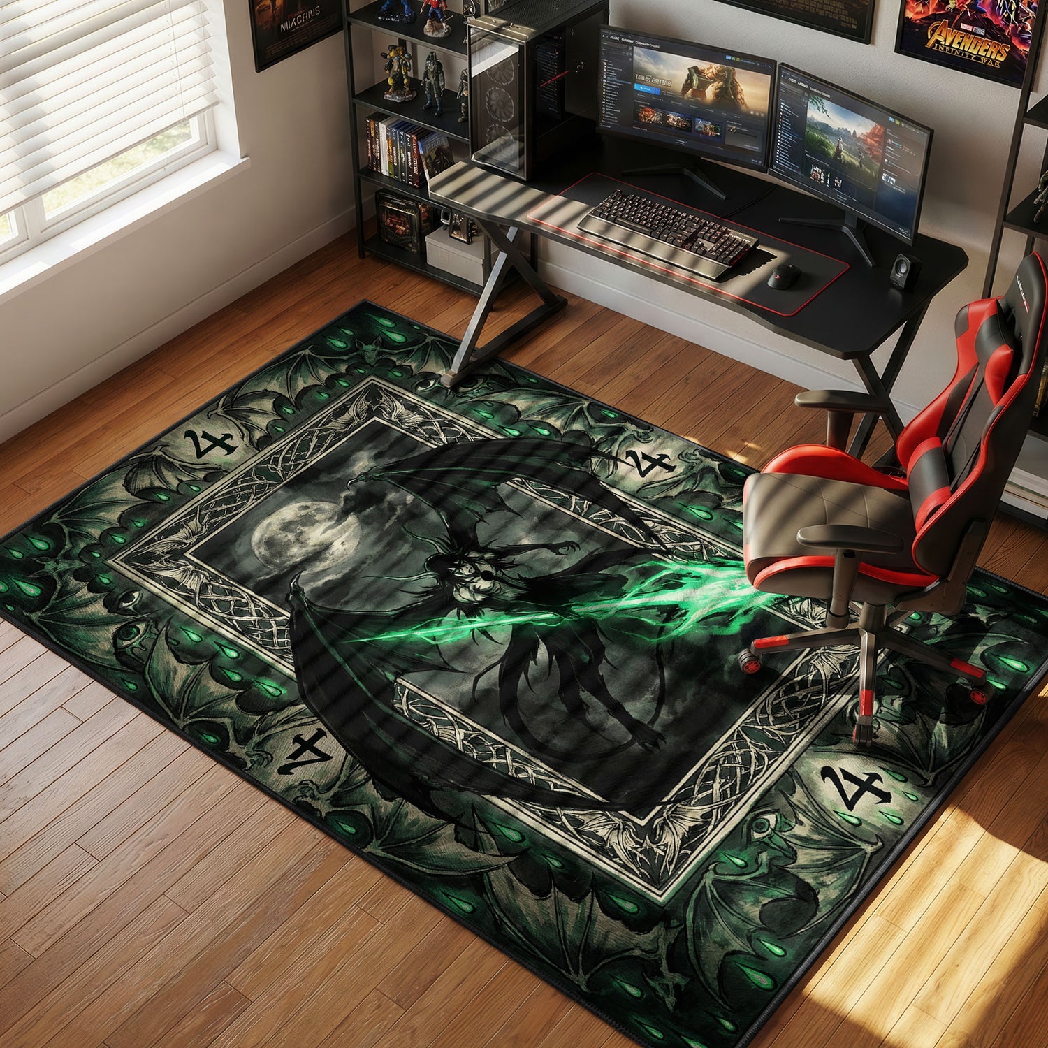 Ulquiorra Segunda Etapa Tarot Rug - Bleach Chair Mat
