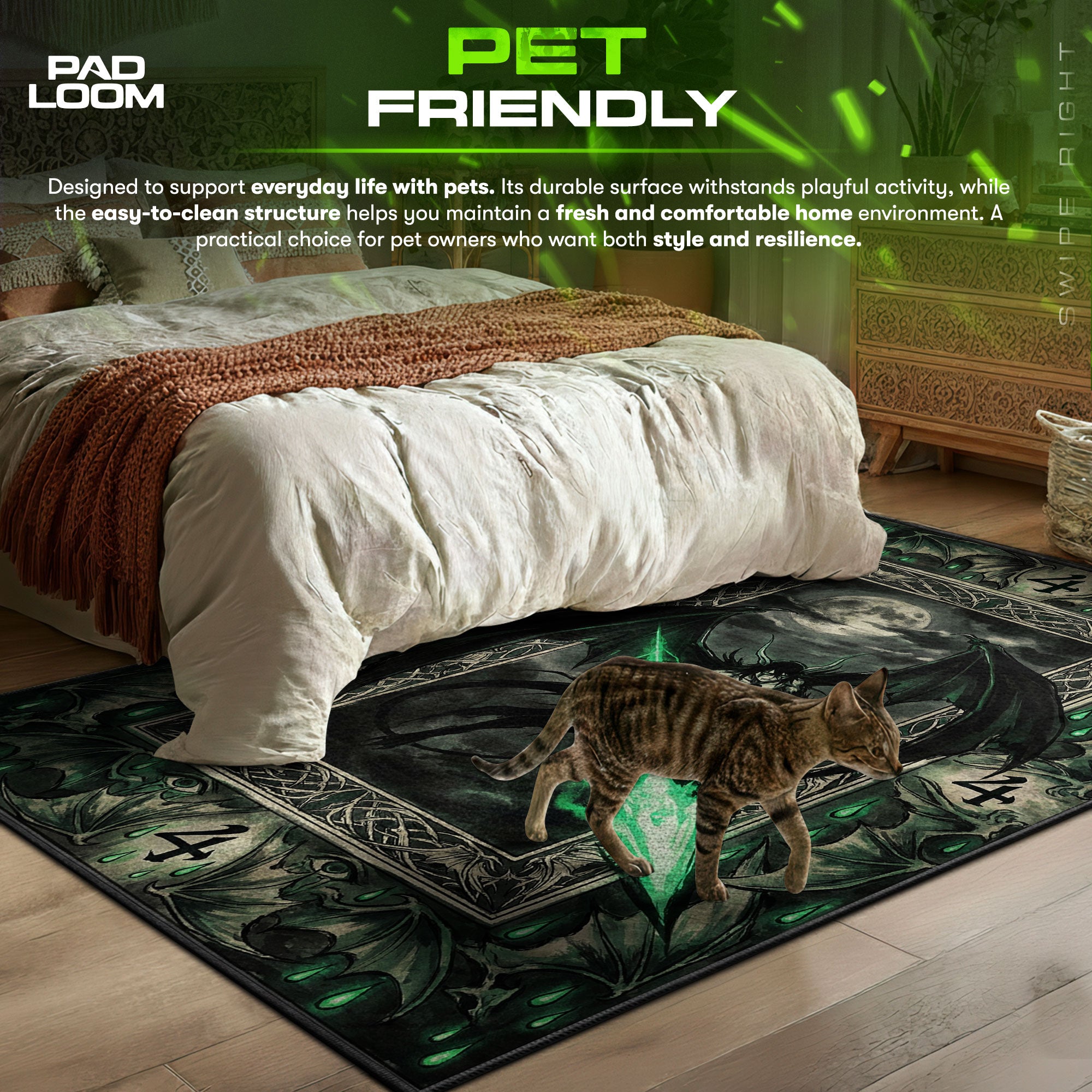 Ulquiorra Segunda Etapa Tarot Rug - Bleach Chair Mat