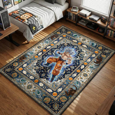 Ultra Instinct Goku Rug - Dragon Ball Super Chair Mat