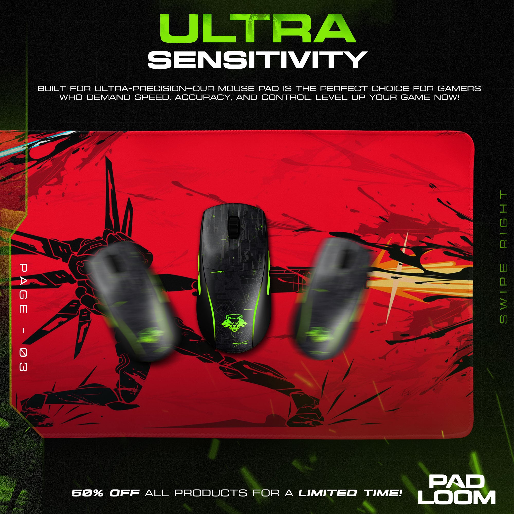 Ultrakill Cyber ​​Demon Mauspad, Gamer Schreibtischmatte