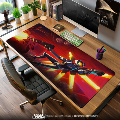 Ultrakill Mouse Pad, Action Hero Gaming Desk Mat
