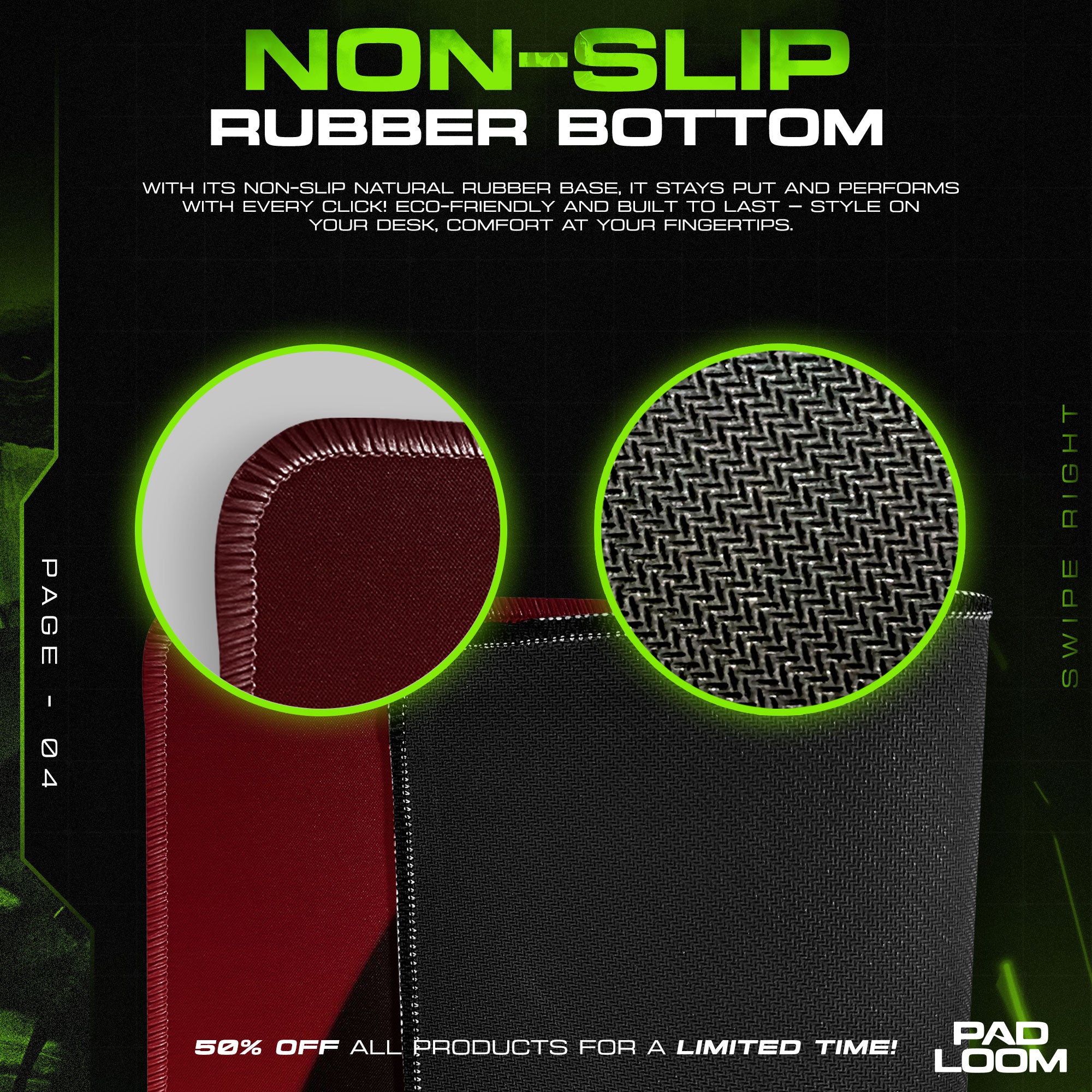 Ultrakill Mauspad, Blood Red Angel Gaming-Schreibtischmatte