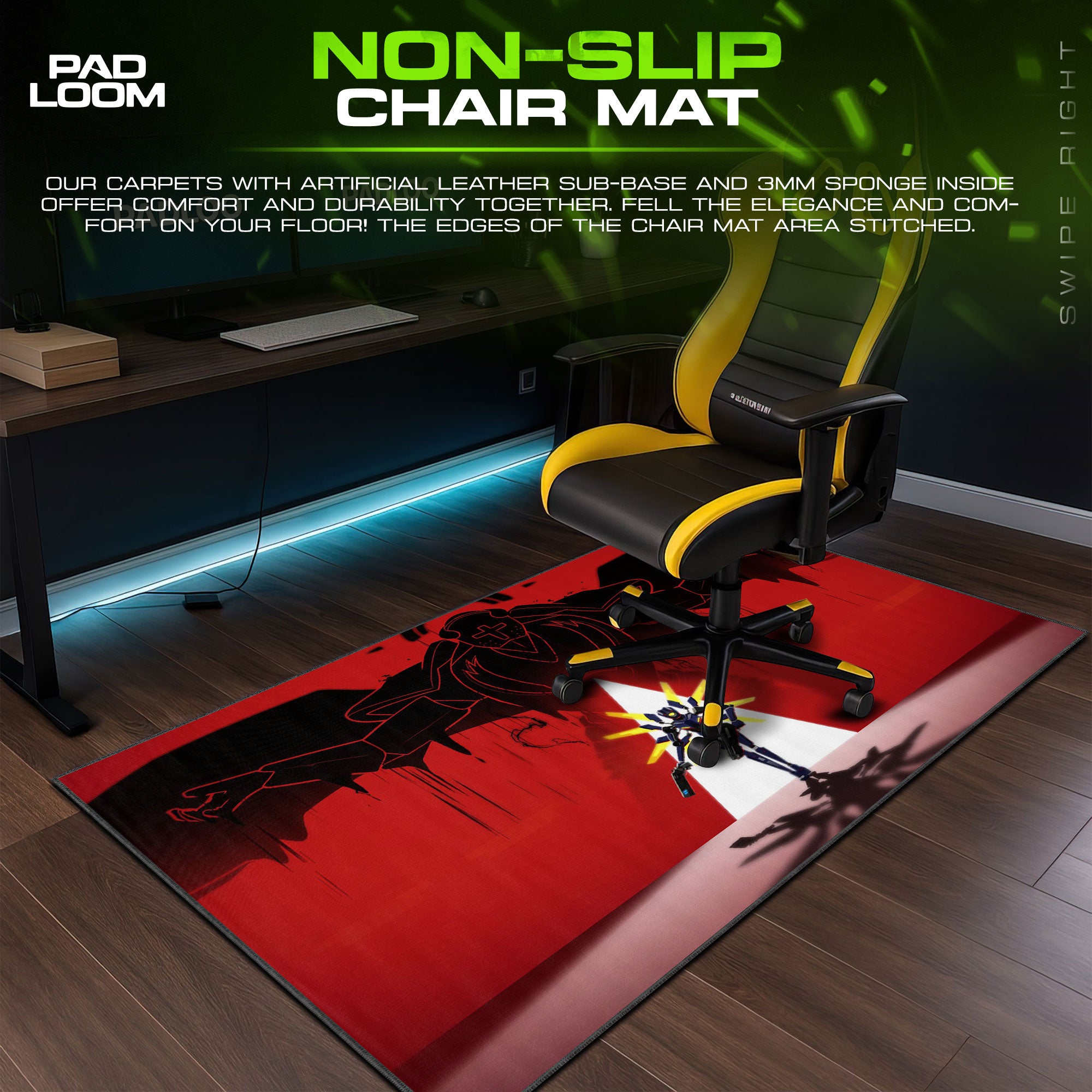 Ultrakill Mauspad, Blood Red Angel Gaming-Schreibtischmatte