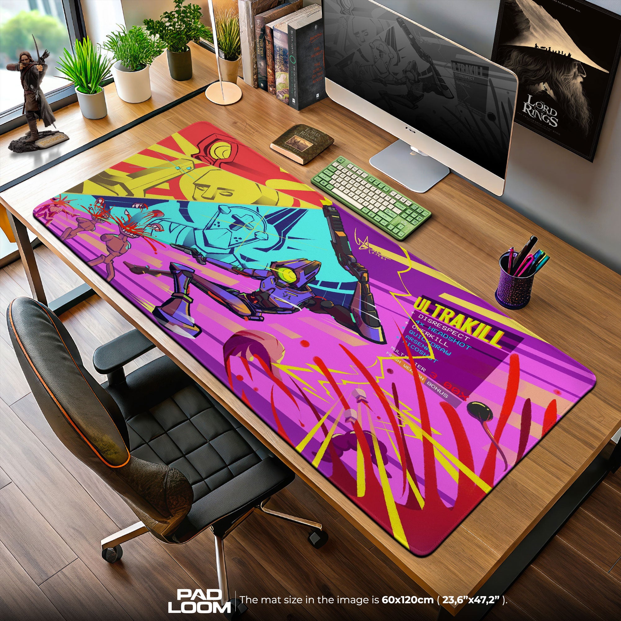 Ultrakill Mauspad, Neon Chaos Gaming-Schreibtischmatte