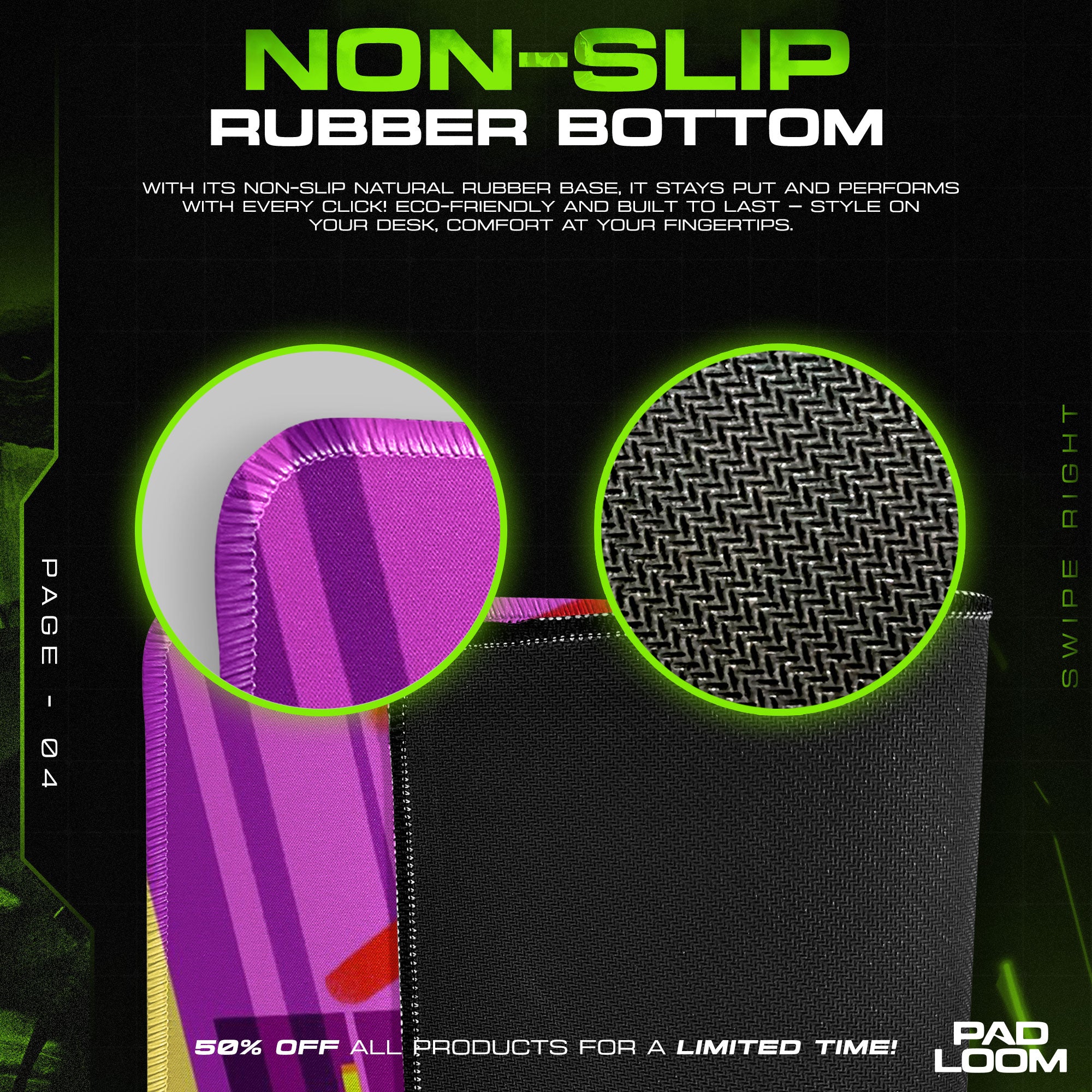 Ultrakill Mauspad, Neon Chaos Gaming-Schreibtischmatte