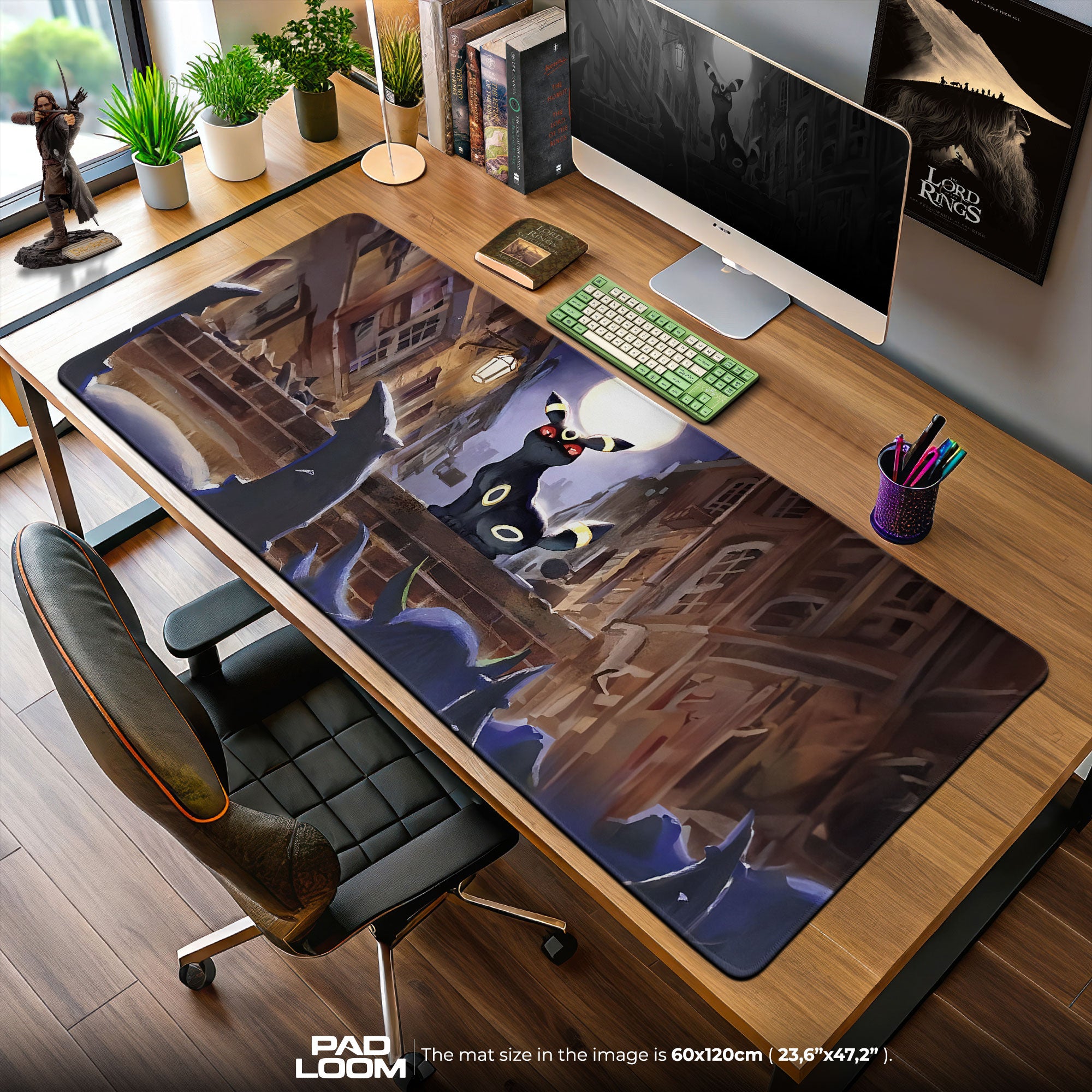Umbreon Alley Mouse Pad, Midnight Evolution Gaming Desk Mat
