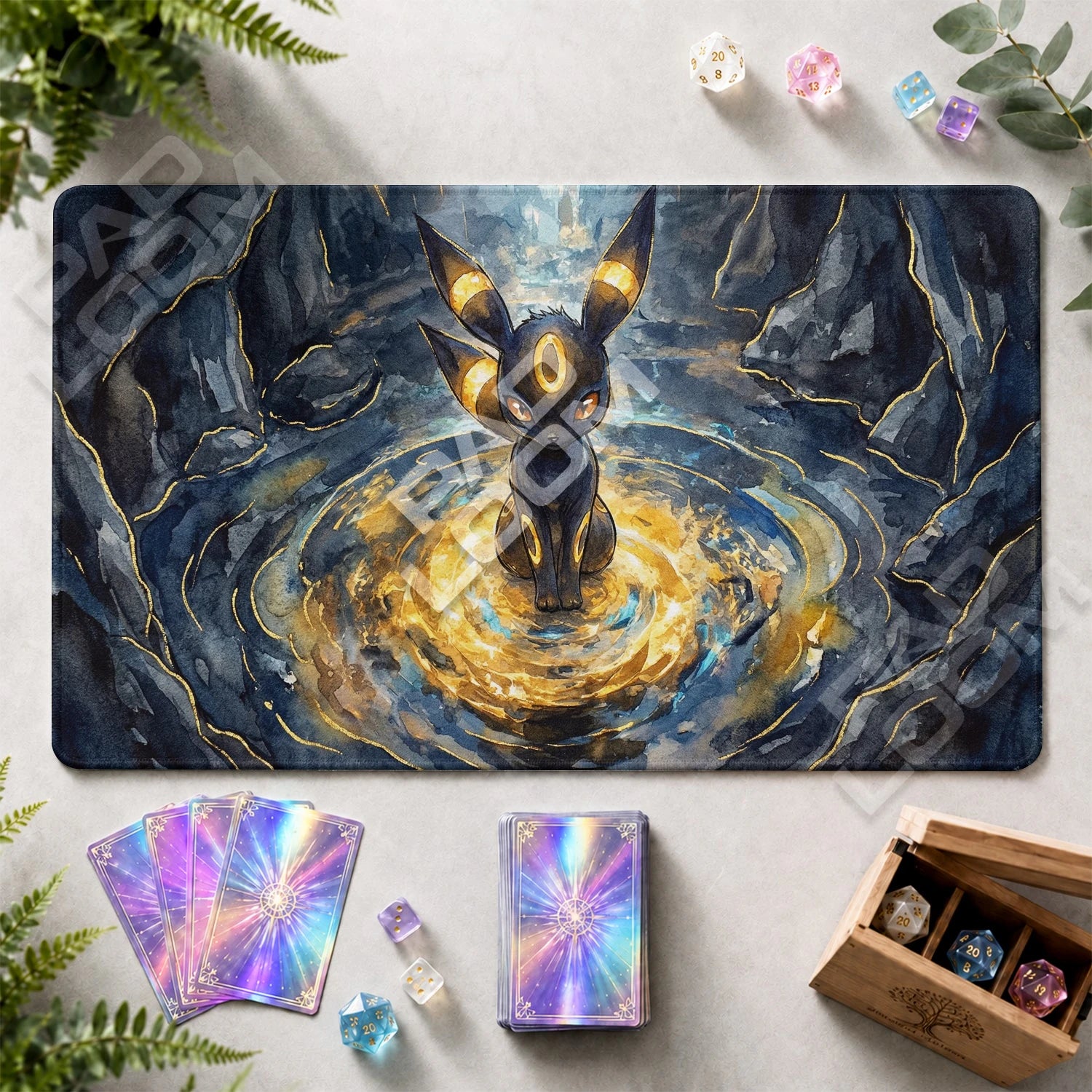 Umbreon Cavern Playmat - Pokemon TCG Mat - view 2