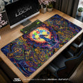 Umbreon Cosmic Mandala Mouse Pad – gaming desk mat by Padloom