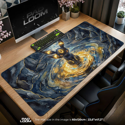 Umbreon Goldenes Becken Mauspad - Pokémon Schreibtischunterlage