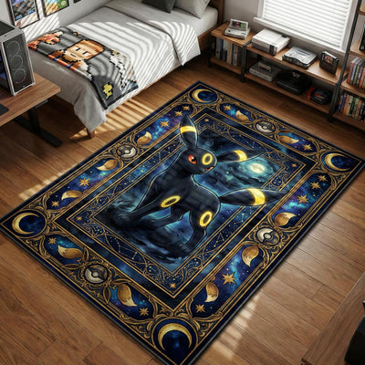Umbreon Midnight Tarot Rug - Pokemon Chair Mat