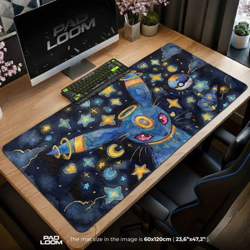 Umbreon Starry Night Mouse Pad - Pokemon Desk Mat