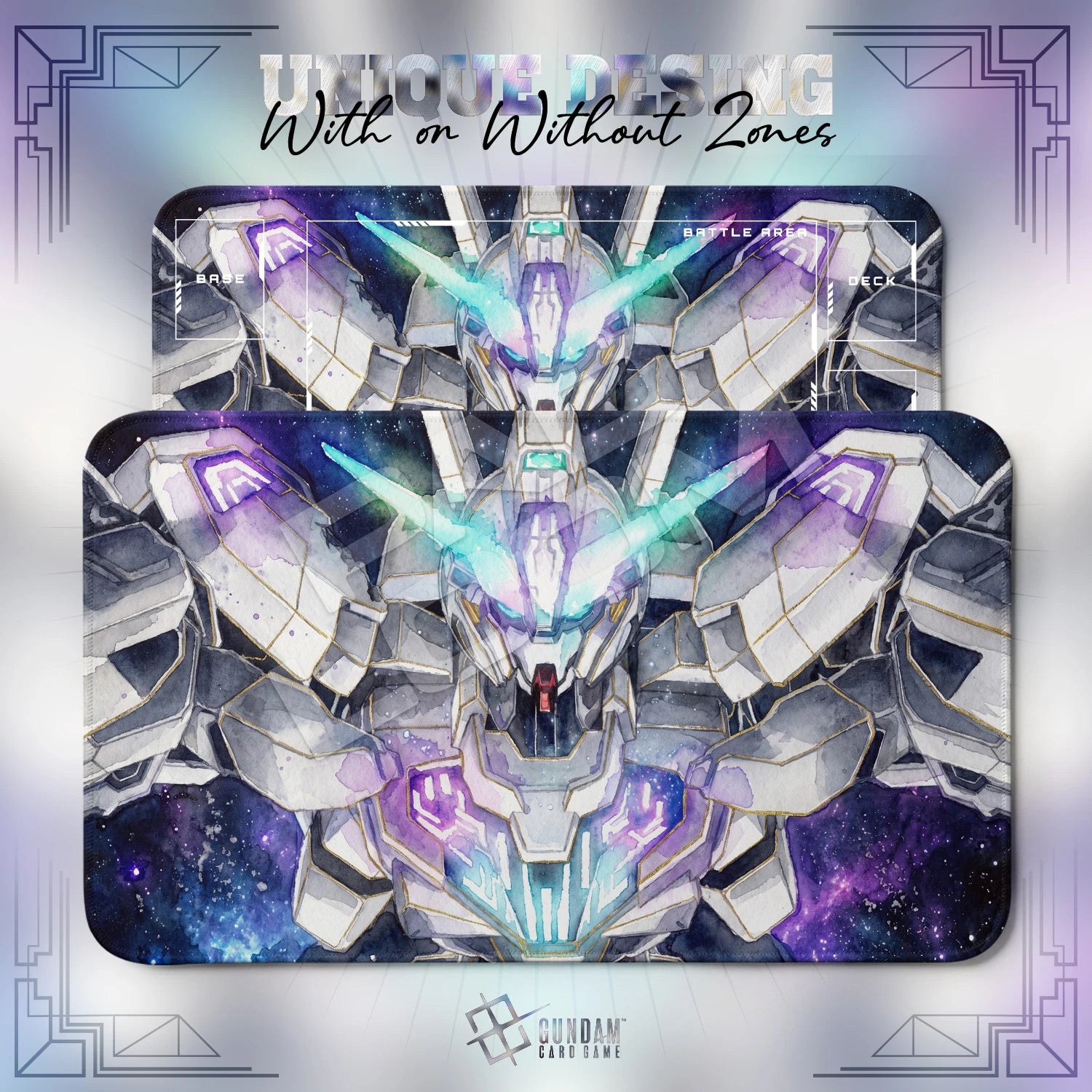 Unicorn Aurora Playmat - Gundam TCG Card Game Mat