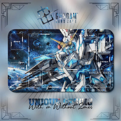 Unicorn Azure Playmat - Gundam TCG Card Game Mat