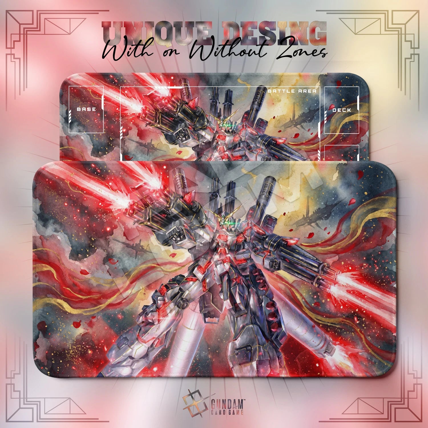 Unicorn Full Armor Playmat - Gundam TCG Card Game Mat