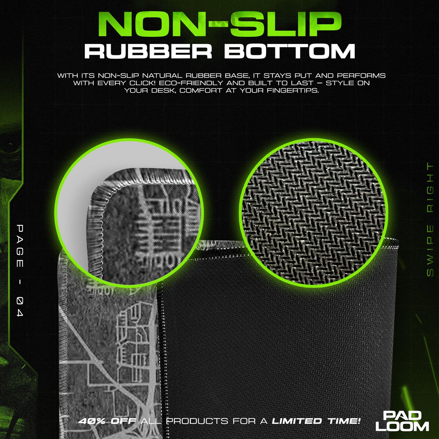 Urban Map Grid Mouse Pad – Aesthetic Desk Mat Padloom