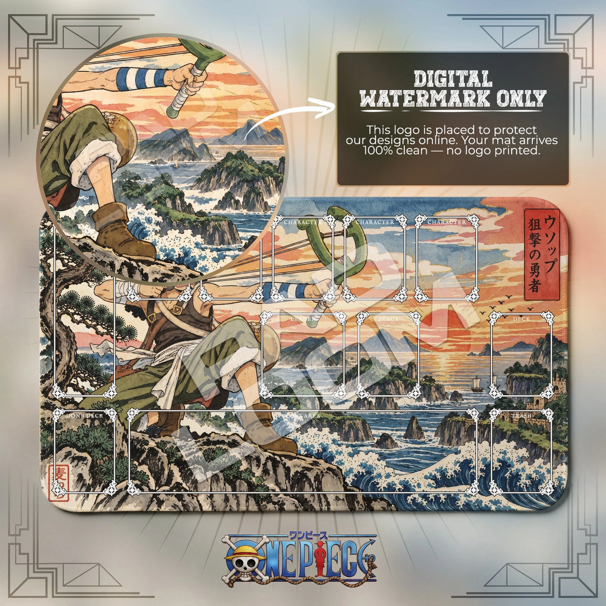 Usopp Sniper Playmat - One Piece TCG Mat