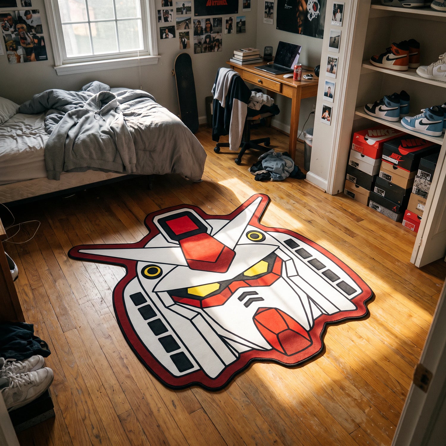 V-Fin RX-78-2 Rug - Shaped Gaming Room Area Rug