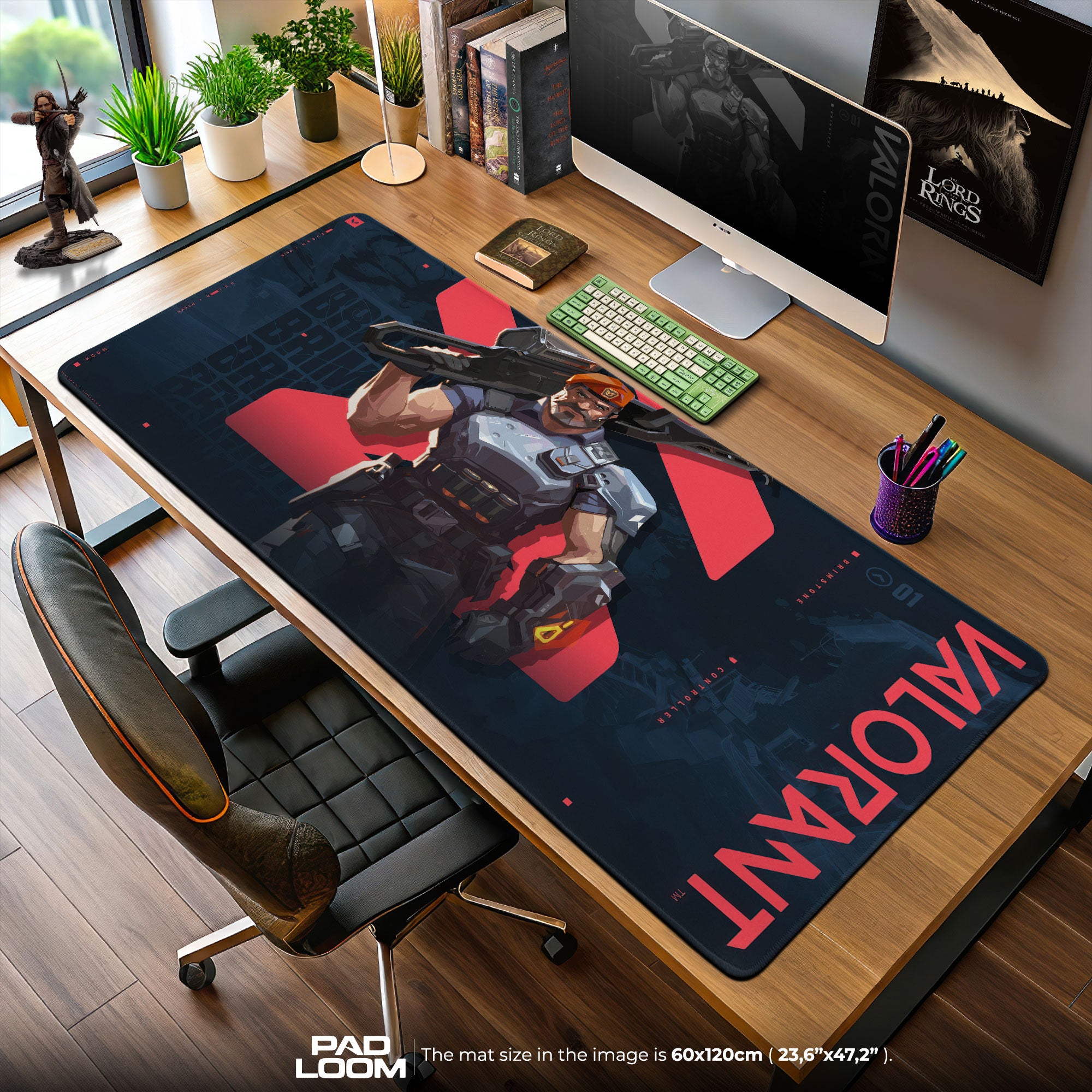 Valorant Brimstone Mouse Pad, MOBA Gamer Desk Mat