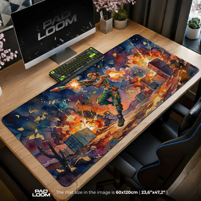 Valorant Rocket Rush Mouse Pad - Valorant Desk Mat