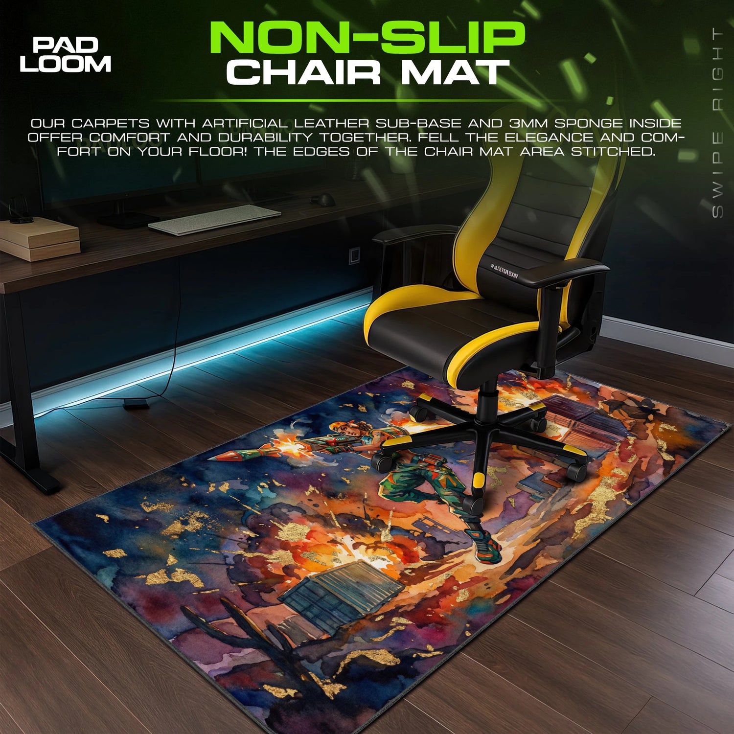 Valorant Rocket Rush Mouse Pad - Valorant Desk Mat