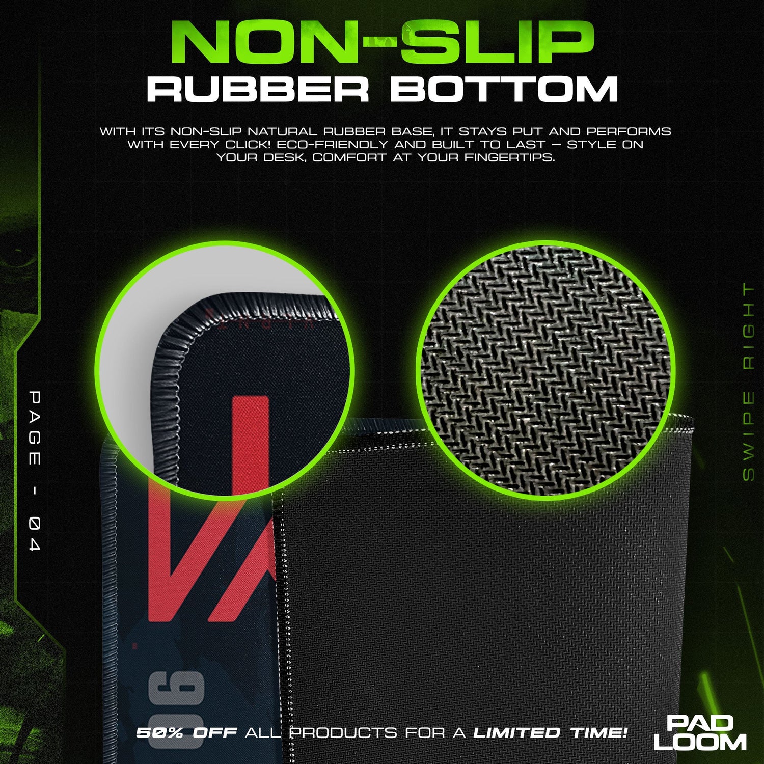Valorant Sova Mouse Pad, MOBA Gamer Desk Mat Padloom