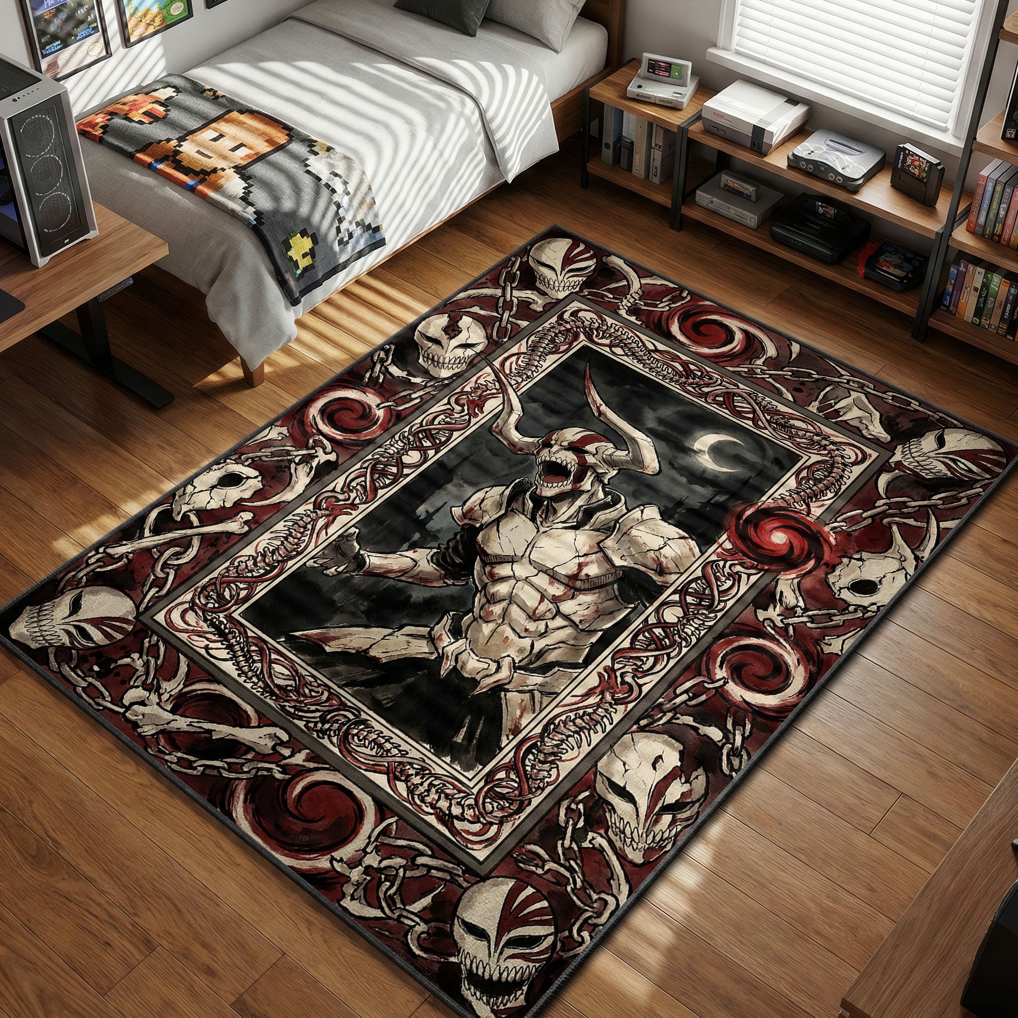 Vasto Lorde Ichigo Gothic Rug - Bleach Chair Mat | Padloom