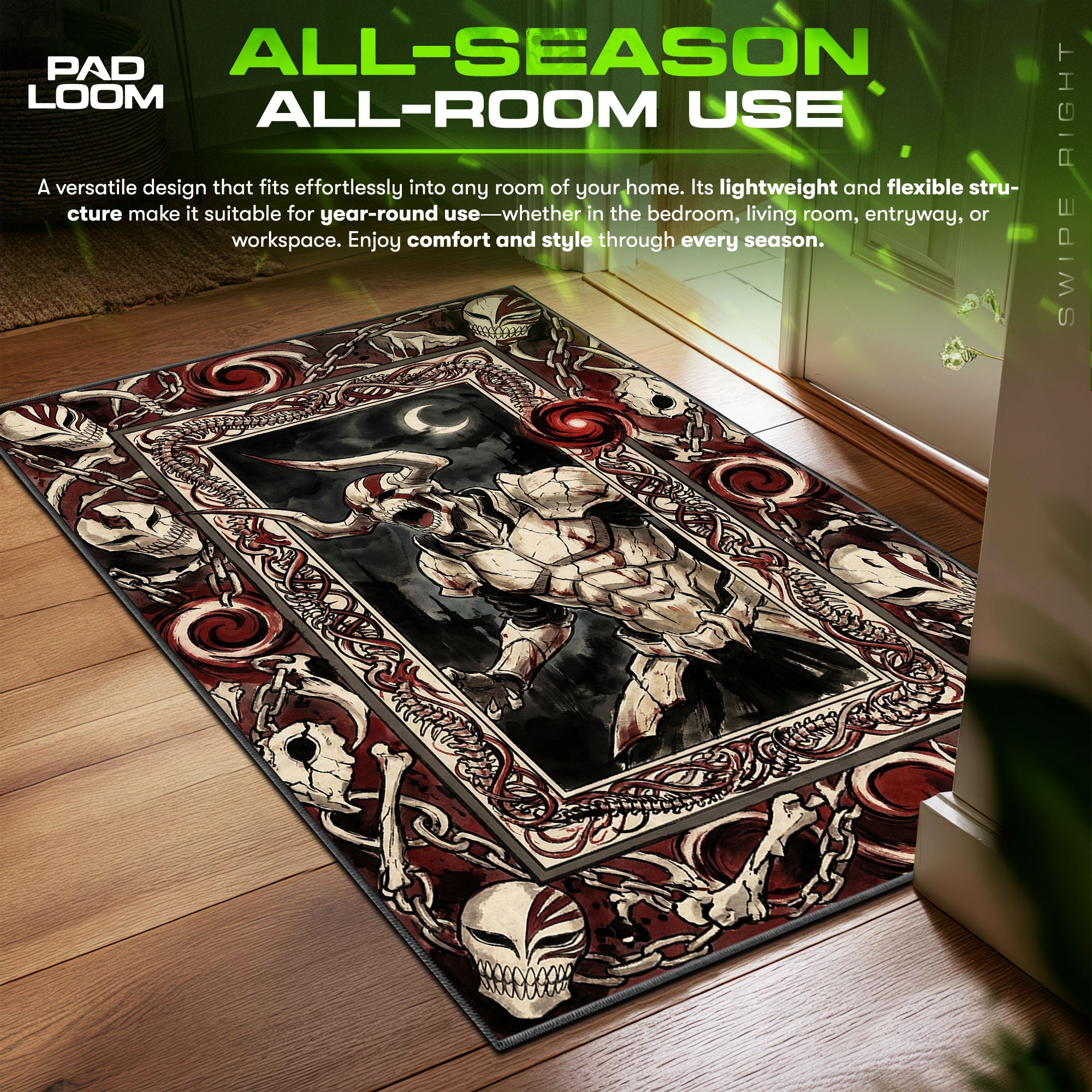 Vasto Lorde Ichigo Gotischer Teppich - Bleach Stuhlmatte