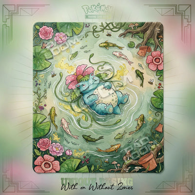 Venusaur Bloom Playmat - 2 Player Pokemon TCG Mat