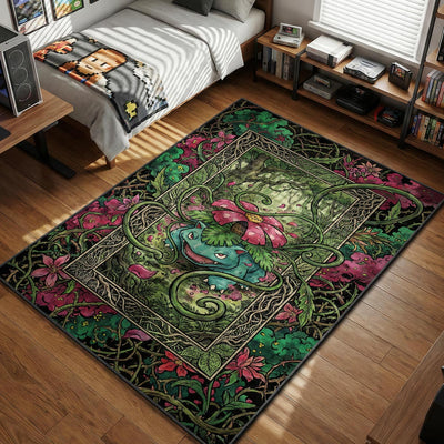 Venusaur Botanical Forest Rug - Pokémon Chair Mat